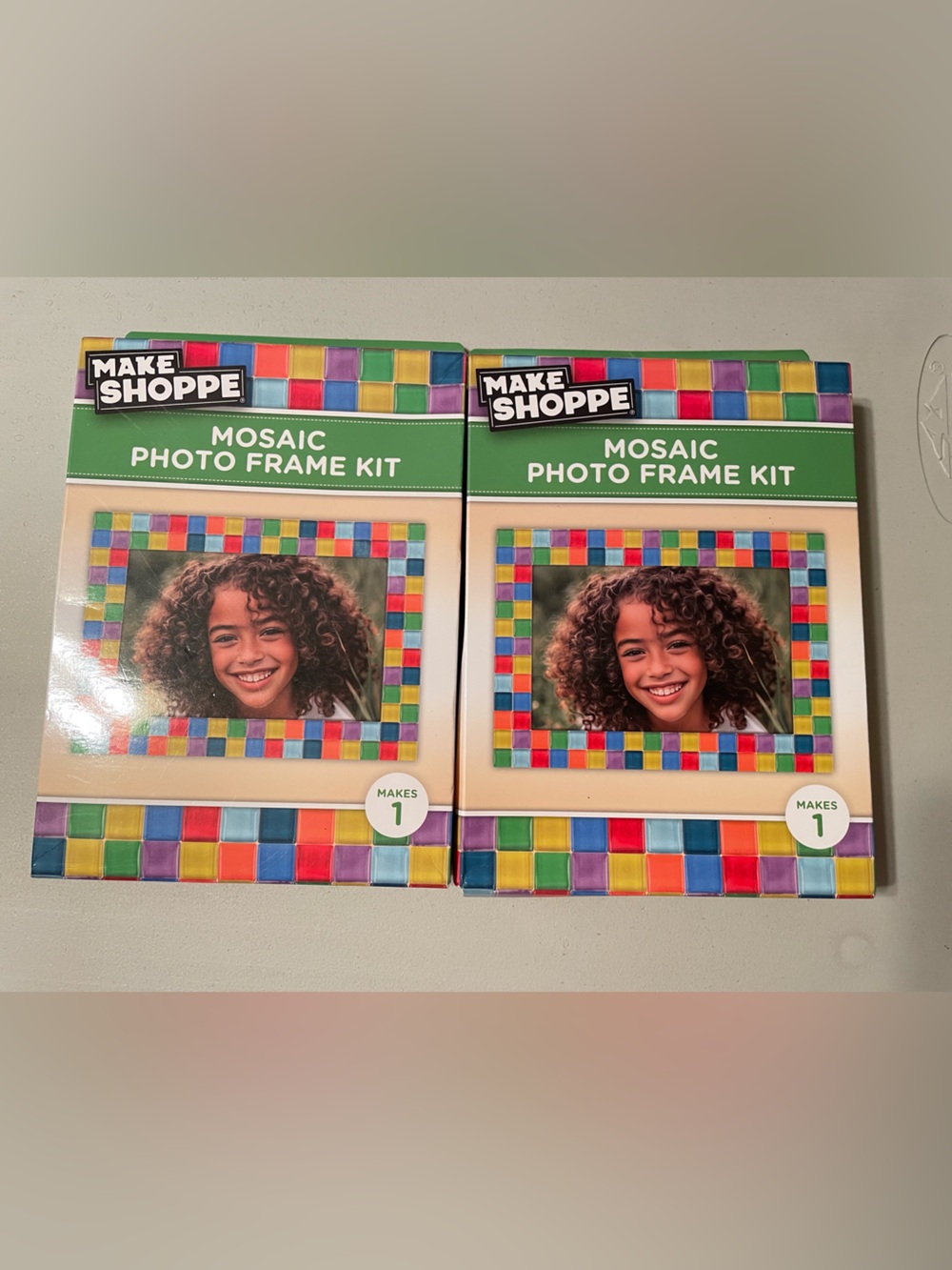 Mosaic Photo Frame Kit - Multi-Color Bundle X2 Craft arts New